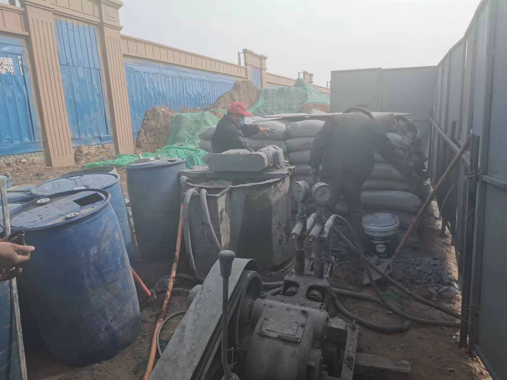 潢川地基沉降注浆加固